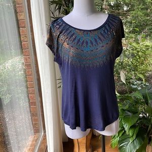 Lucky brand southwest inspired t shirt